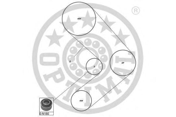 Комплект ремня ГРМ SK-1453 OPTIMAL