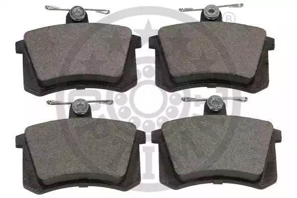 Комплект тормозных колодок, диско 9907 OPTIMAL
