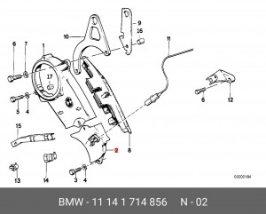 Деталь 11 14 1 714 856 BMW