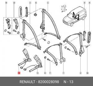 Деталь 8200028098 RENAULT