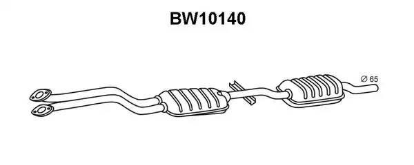 Предглушитель выхлопных газов BW10140 VENEPORTE