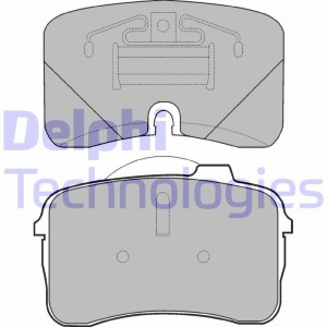 Комплект тормозных колодок, диско LP933 DELPHI