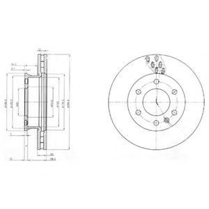 Тормозной диск BG4032 DELPHI