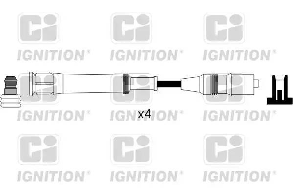 Ккомплект проводов зажигания XC839 QUINTON HAZELL