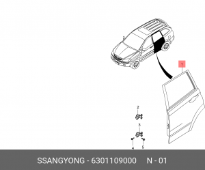 Деталь 6301109000 SSANG YONG