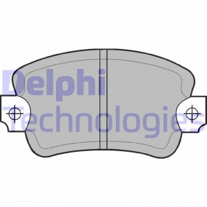 Комплект тормозных колодок, диско LP197 DELPHI