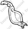 Кронштейн, система выпуска ОГ 251-009 BOSAL