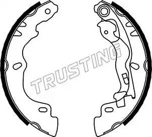 Комплект тормозных колодок 034121 TRUSTING