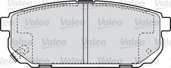 Комплект тормозных колодок, диско 598823 VALEO PHC