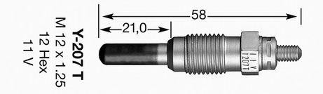 Свеча накаливания 1239 NGK NTK