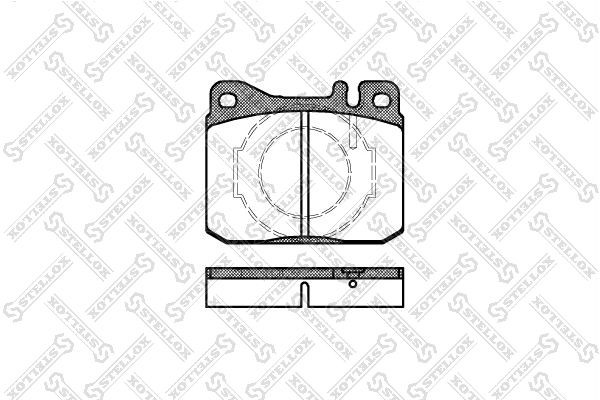 Колодки тормозные дисковые 021-040-SX STELLOX
