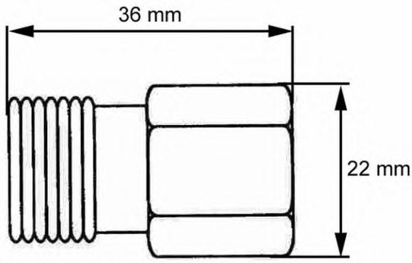 Монтажный комплект, кондиционер 8FF351041021 HELLA