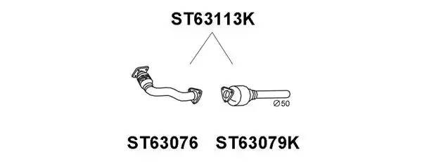 Катализатор ST63113K VENEPORTE
