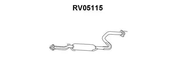 Предглушитель выхлопных газов RV05115 VENEPORTE