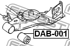 Сайлентблок DAB-001 FEBEST
