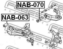 Сайлентблок NAB-063 FEBEST