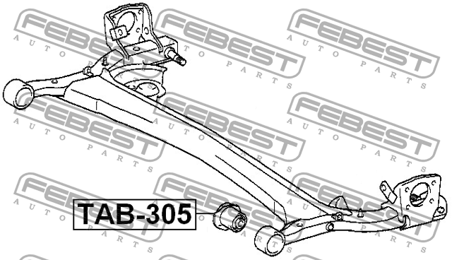 Сайлентблок TAB-305 FEBEST