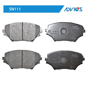 Колодки тормозные дисковые SN111 ADVICS
