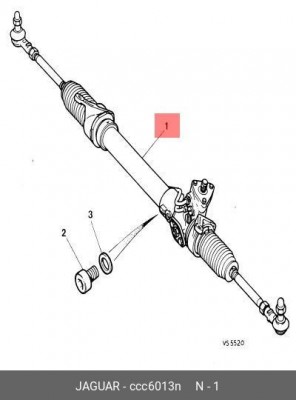 Рулевой механизм CCC6013N JAGUAR