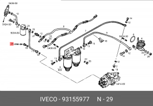 Болт 93155977 IVECO