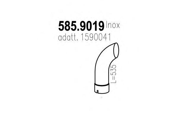 Выпускной трубопровод 5859019 ASSO
