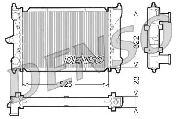 Радиатор, охлаждение двигател DRM32034 DENSO