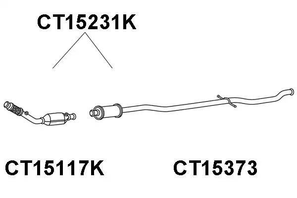 Катализатор CT15231K VENEPORTE