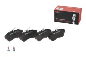 Комплект тормозных колодок, диско P61075 BREMBO