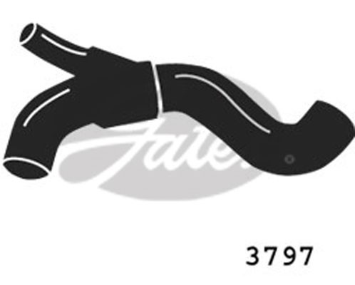 Шланг радиатора 3797 GATES