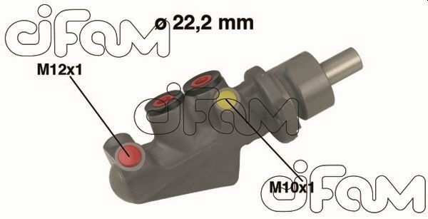 Главный тормозной цилиндр 202-478 CIFAM