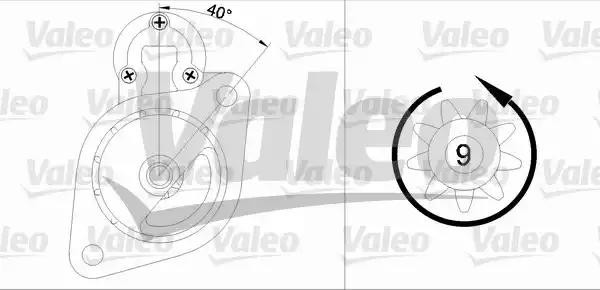Стартер 433336 VALEO PHC