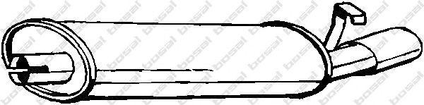 Глушитель выхлопных газов конечный 148333 BOSAL