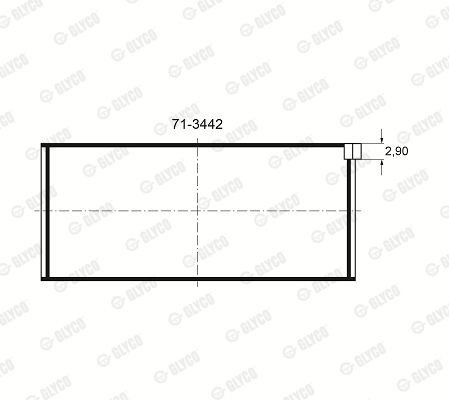 Подшипник 71-3442 GLYCO