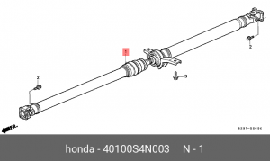 Крестовина карданного вала 40100S4N003 HONDA