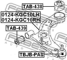 Сайлентблок TAB-439 FEBEST