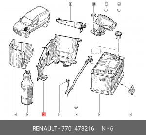 Деталь 7701473216 RENAULT