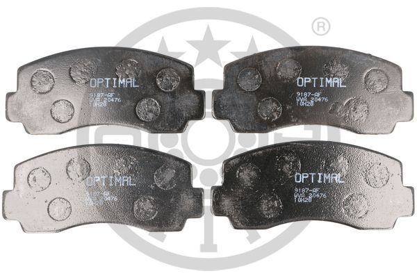 Комплект тормозных колодок, диско 9187 OPTIMAL