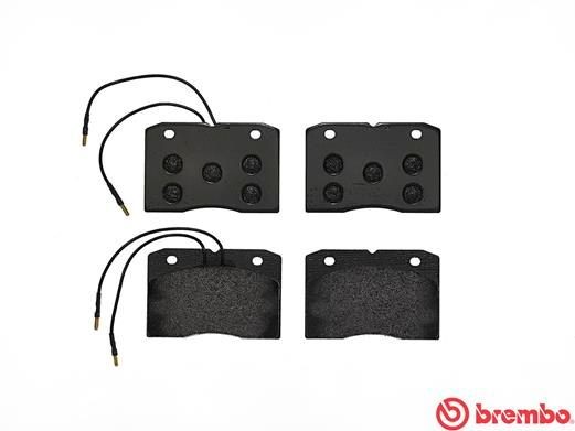 Комплект тормозных колодок, диско P A6 003 BREMBO