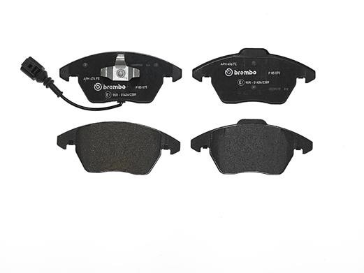 Комплект тормозных колодок, диско P85075 BREMBO