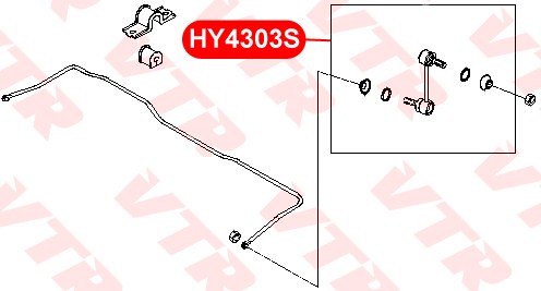 Стойка стабилизатора HY4303S VTR