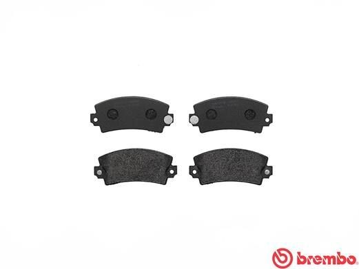 Комплект тормозных колодок, диско P 68 004 BREMBO