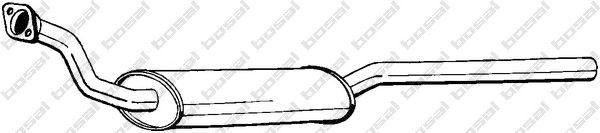 Предглушитель выхлопных газов 283617 BOSAL