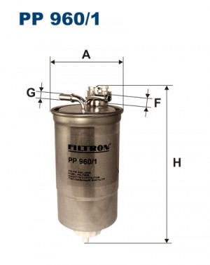 Фильтр топливный PP9601 FILTRON