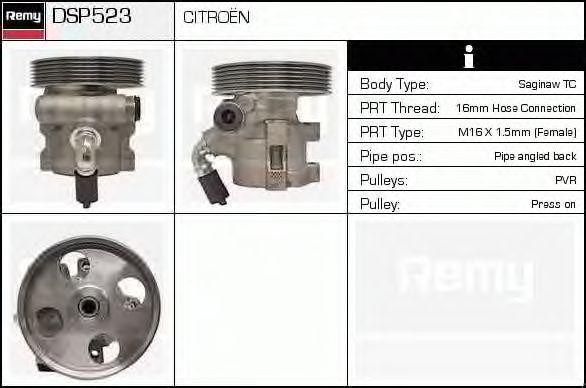 Гидравлический насос, рулевое управление DSP523 DELCO REMY
