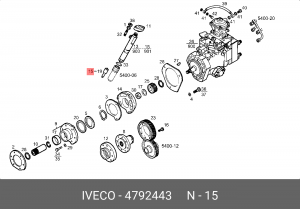 Форсунка 4792443 IVECO