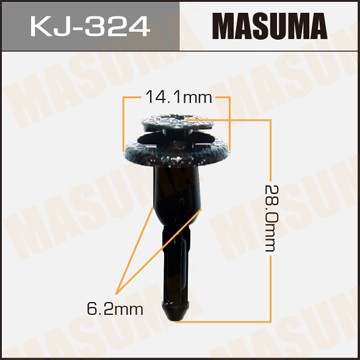 Клипса крепежная KJ324 MASUMA