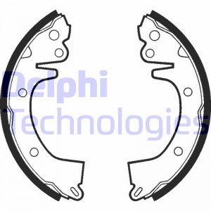 Комплект тормозных колодок LS1279 DELPHI