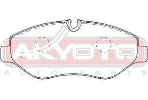 Колодки тормозные дисковые AKD-0698 AKYOTO