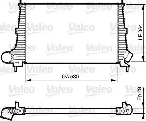 Интеркулер 817276 VALEO PHC