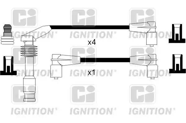 Ккомплект проводов зажигания XC761 QUINTON HAZELL